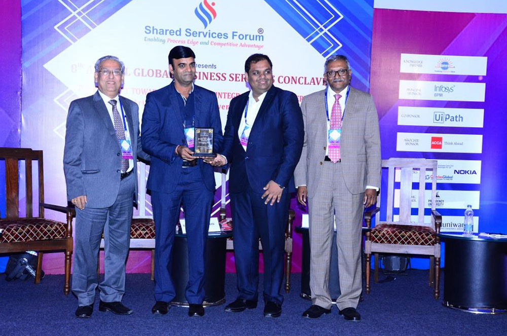 VEBS Bags Award at 8th Annual Global Business Services Conclave