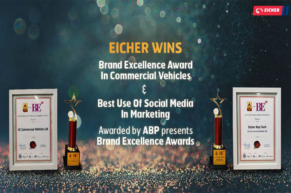 Eicher bags Brand Excellence Awards by ABP News
