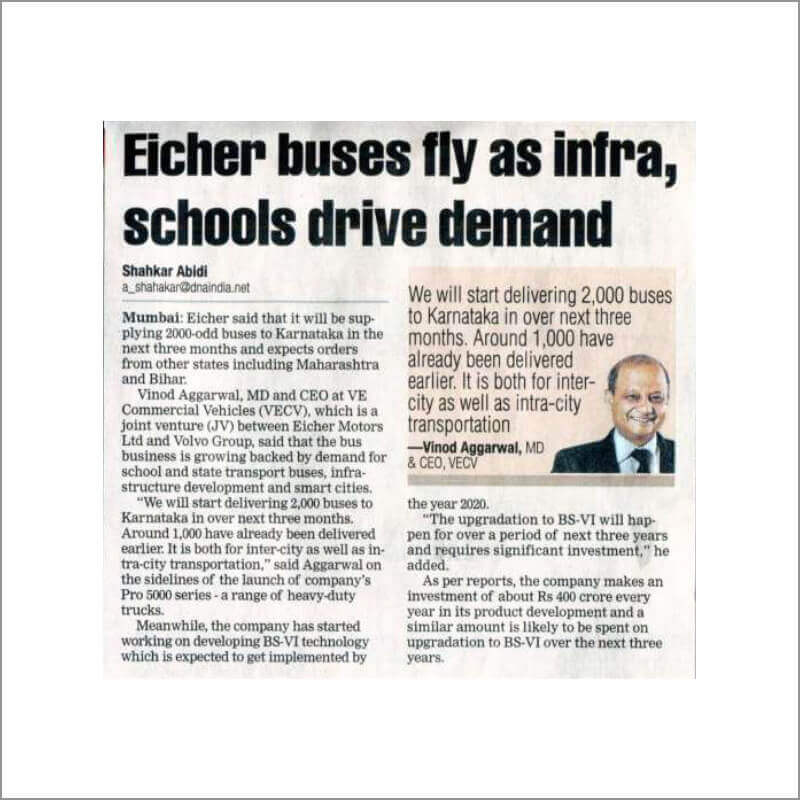Eicher buses fly as infra, schools drive demand