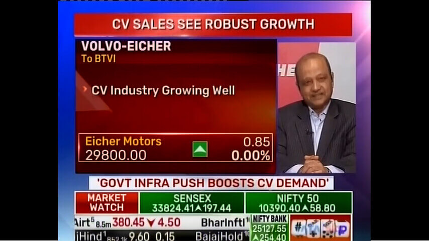 Vinod Aggarwal, MD & CEO, VECV speaks to BTVI about Growth in CV Sales