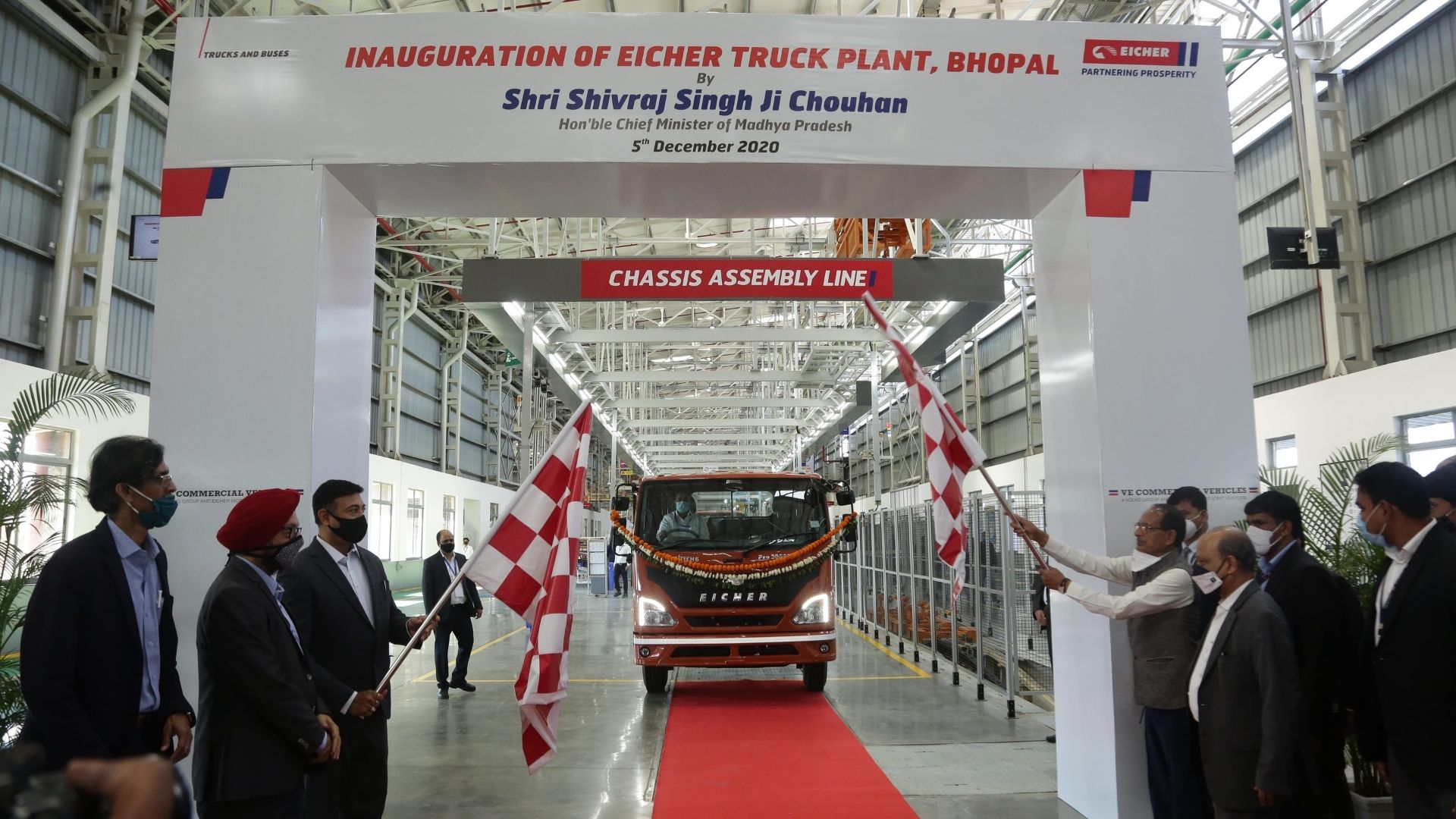 VE Commercial Vehicles (VECV) commences production at its new Truck Plant at Bhopal
