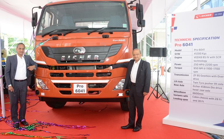 Eicher Updates Portfolio With Two Technology-Infused Heavy Duty Trucks
