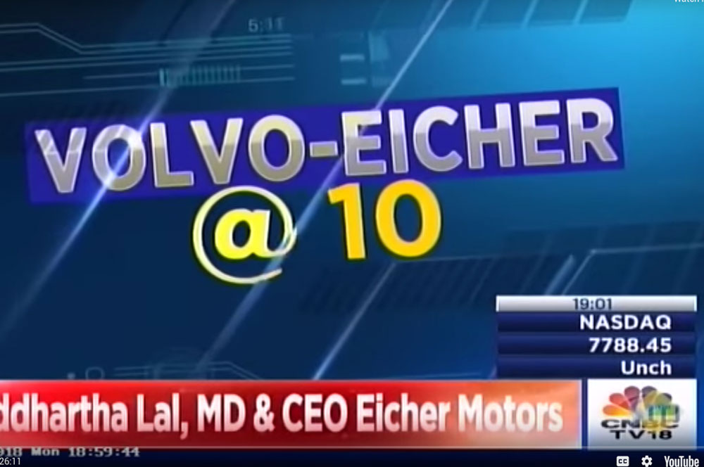 VECV celebrates 10 years of Joint Venture, Interview with CNBC TV18