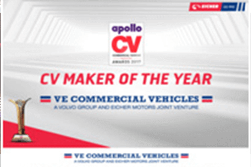VECV awarded as the CV Maker of the Year 2017