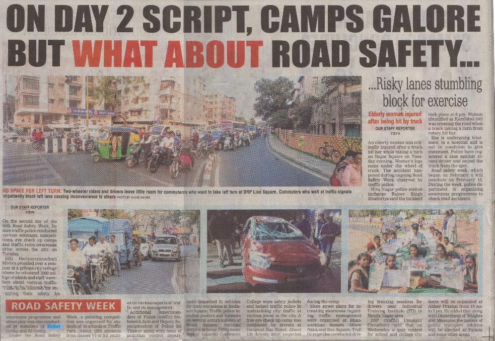 ON DAY 2 SCRIPT, CAMPS GALORE BUT WHAT ABOUT ROAD SAFETY