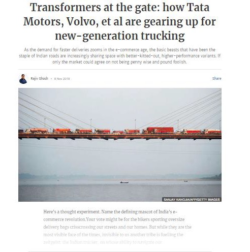 TRANSFORMERS AT THE GATE: HOW TATA MOTORS, VOLVO ET AL ARE GEARING UP FOR THE NEW GENERATION TRUCKING