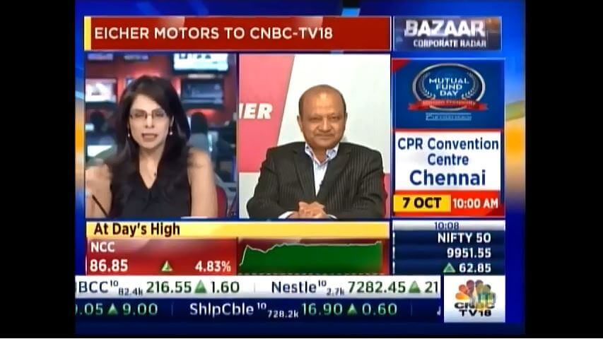 Vinod Aggarwal, MD & CEO, VECV, speaks to CNBC TV 18 on Eicher’s rise in CV sales in India