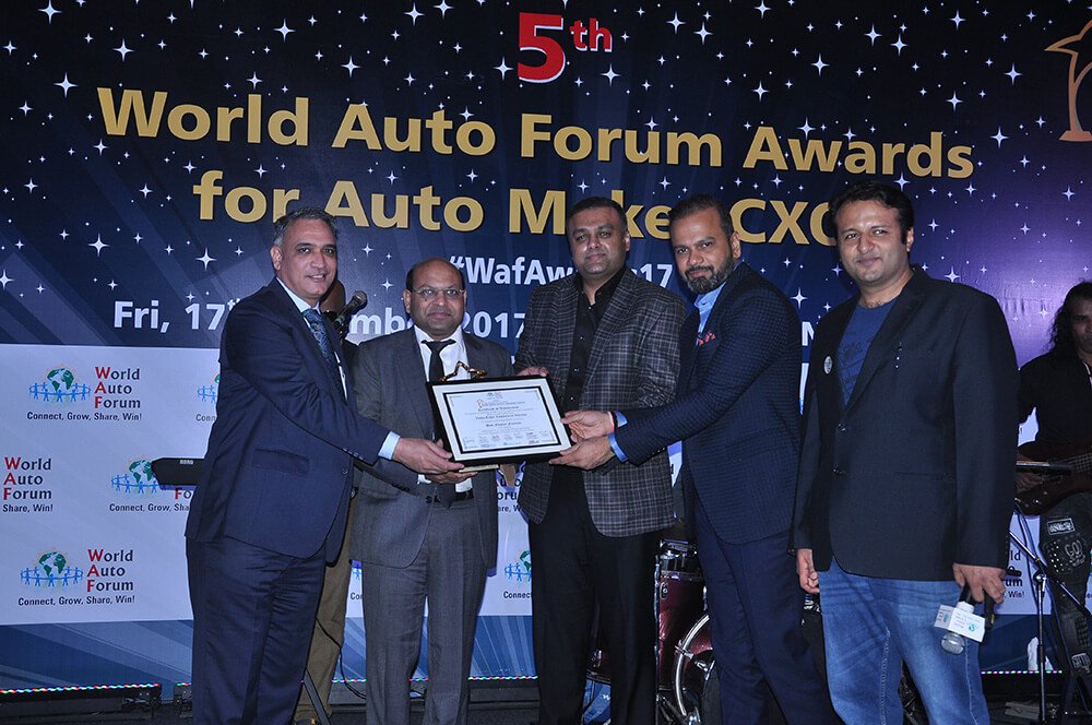 5th World Auto Forum Awards 2017 - Best Marketing & Sales Function and Best Finance function (17th Nov, New Delhi )